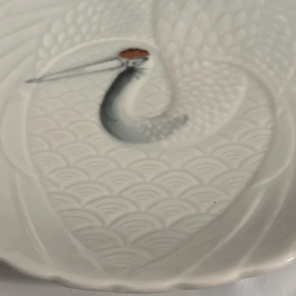 Meiji Red Dot Crane - Excellent Condition Pre-1940 - Picture 2 of 10